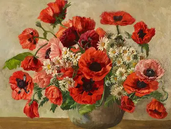 GOOD ART Nice still life flowers Bouquet with red poppies vivid 100% hand painted oil painting on canvas free shipping
GOOD ART Nice still life flowers Bouquet with red poppies vivid 100% hand painted oil painting on canvas free shipping