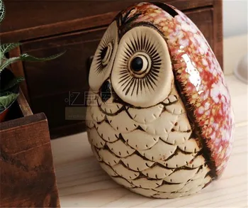 Fashion Ceramics Owl Piggy Bank Money Box For Children Gift Owl Toys Coins Saving Box Jar DIY Ceramics Money Bank Cofre
Fashion Ceramics Owl Piggy Bank Money Box For Children Gift Owl Toys Coins Saving Box Jar DIY Ceramics Money Bank Cofre