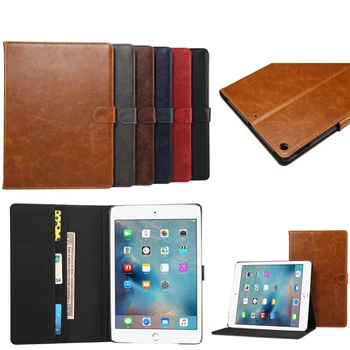 Crazy Horse Pattern PU Leather Cover with Card Slots for New iPad 9.7 2017 2018 A1983 Smart Wake Up Sleep Flip Case with Stand
Crazy Horse Pattern PU Leather Cover with Card Slots for New iPad 9.7 2017 2018 A1983 Smart Wake Up Sleep Flip Case with Stand