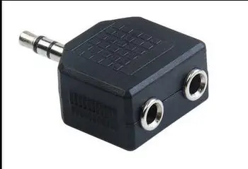 1 Male to 2 Female Audio Headphone Splitter Adapter 3.5mm Double Jack Earphone Splitter Connector 
1 Male to 2 Female Audio Headphone Splitter Adapter 3.5mm Double Jack Earphone Splitter Connector