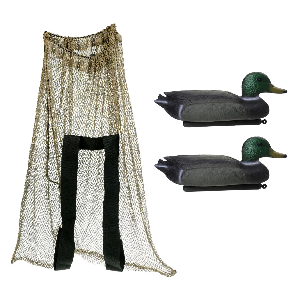 2 Pieces Hunting Plastic Duck Decoy with Floating Keel + Large Decoy Storage Net Bag Floating Yard Lake Decor Garden Ornament
2 Pieces Hunting Plastic Duck Decoy with Floating Keel + Large Decoy Storage Net Bag Floating Yard Lake Decor Garden Ornament
