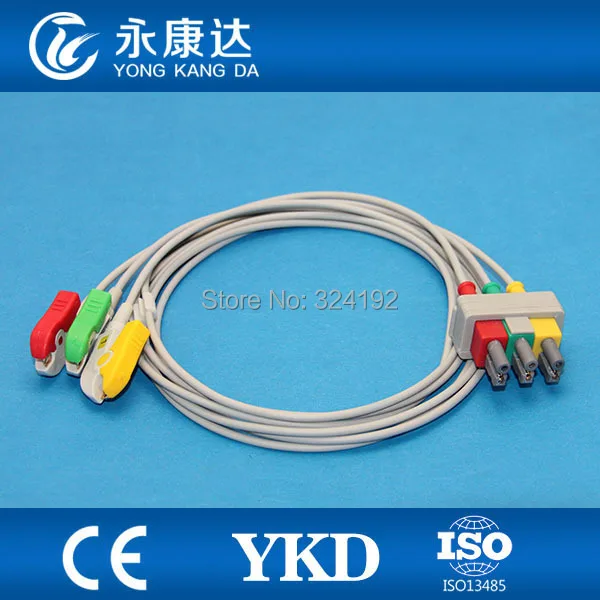 2 шт./упак. Бесплатная доставка совместимый кабель для ЭКГ HP M1500A IEC 3 с зажимом
2 шт./упак. Бесплатная доставка совместимый кабель для ЭКГ HP M1500A IEC 3 с зажимом