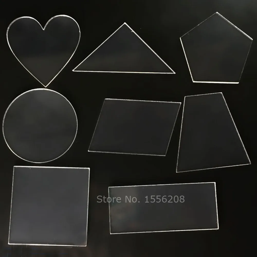 8 Shapes small laser cut clear acrylic blank discs plexiglass beads Circle Square Rectange Accessories Bulk 1/8" thick
8 Shapes small laser cut clear acrylic blank discs plexiglass beads Circle Square Rectange Accessories Bulk 1/8" thick