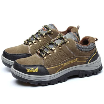 large size mens fashion steel toe caps working safety shoes winter warm plush security shoe soft leather tooling boots protect
large size mens fashion steel toe caps working safety shoes winter warm plush security shoe soft leather tooling boots protect