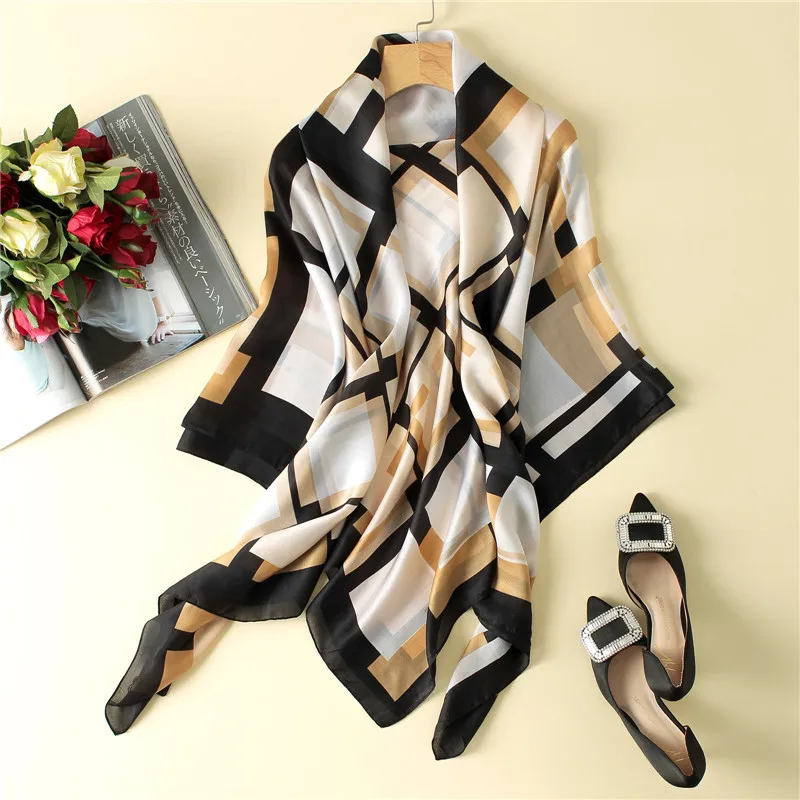 Peacesky Brand Women's Hot Sale Silk Scarf Square Scarves Shawl Wrap High Quality Print Beach Scarves SIZE 140*140 CM 20 colors
Peacesky Brand Women's Hot Sale Silk Scarf Square Scarves Shawl Wrap High Quality Print Beach Scarves SIZE 140*140 CM 20 colors