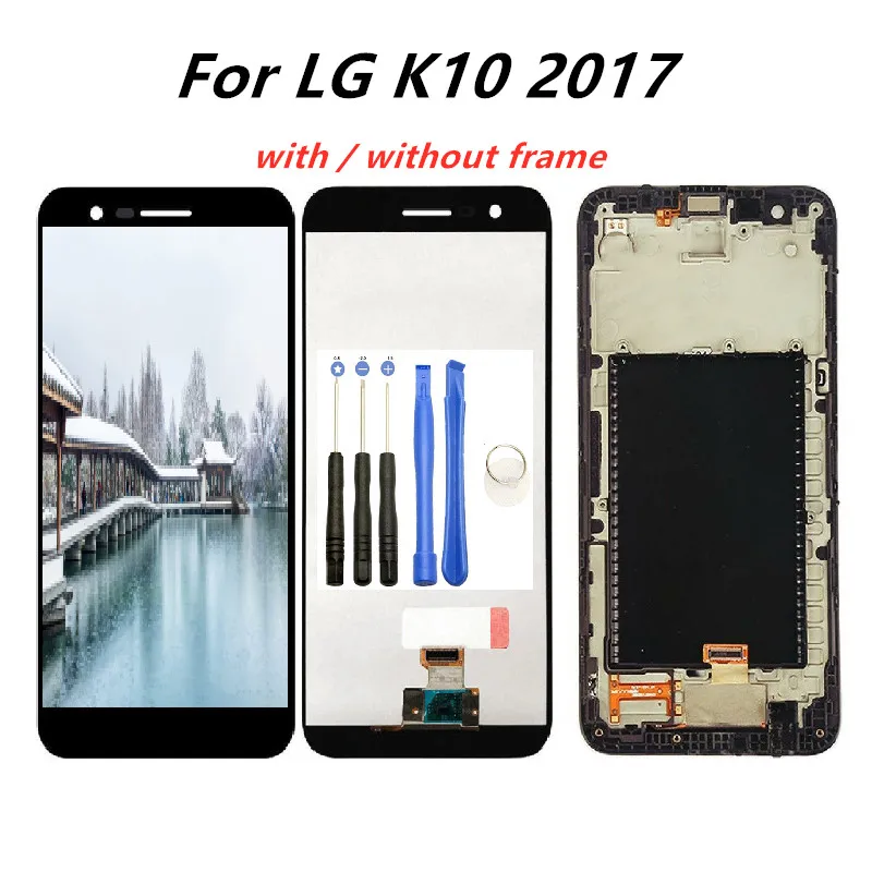 AAA+ LCD For LG K10 2017 LCD Display Touch Screen Digitizer Assembly Frame For LG K20 Plus Display Screen M250 M250N M250E
AAA+ LCD For LG K10 2017 LCD Display Touch Screen Digitizer Assembly Frame For LG K20 Plus Display Screen M250 M250N M250E