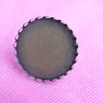 30pcs/lot bronze plated 25mm/30mm lace shape adjustable ring base & ring setting for diy glass bubble accessories
30pcs/lot bronze plated 25mm/30mm lace shape adjustable ring base & ring setting for diy glass bubble accessories