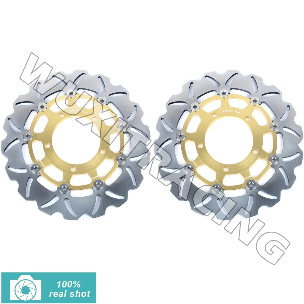 Front Brake Discs Rotors for Suzuki GSXR 600 750 06 07 GSX-R 1000 05 06 07 08 K5 K6 K7 K8 VZR 1800 Boulevard M109 R 06-09
Front Brake Discs Rotors for Suzuki GSXR 600 750 06 07 GSX-R 1000 05 06 07 08 K5 K6 K7 K8 VZR 1800 Boulevard M109 R 06-09