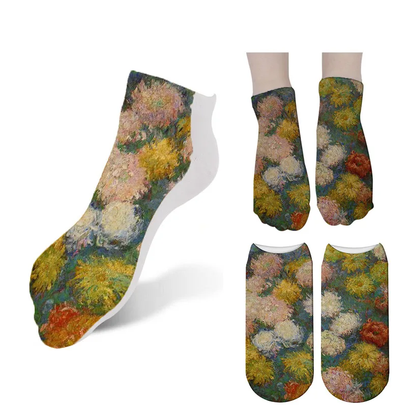 2019 Women Cotton Ankle Short Spaort Printed Socks Women Famous painting Harajuku Funny Socks van gogh Art Socks 7S-ZWS49
2019 Women Cotton Ankle Short Spaort Printed Socks Women Famous painting Harajuku Funny Socks van gogh Art Socks 7S-ZWS49