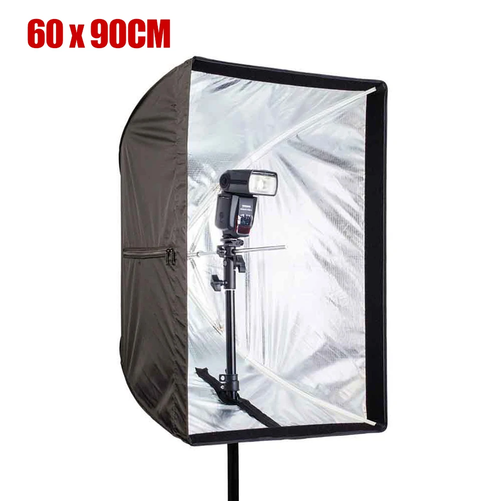 Size 60cm x 90cm Protable Umbrella Softbox Photography Studio Photo Flash Speedlight Reflector
Size 60cm x 90cm Protable Umbrella Softbox Photography Studio Photo Flash Speedlight Reflector