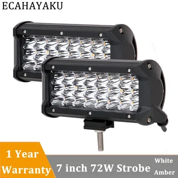 ECAHAYAKU 2pcs 7 Inch 72W Work Light Led Spot light 24v Bar Auto Assembly for Motorcycle Driving Offroad Boat Car Tractor Truck
ECAHAYAKU 2pcs 7 Inch 72W Work Light Led Spot light 24v Bar Auto Assembly for Motorcycle Driving Offroad Boat Car Tractor Truck