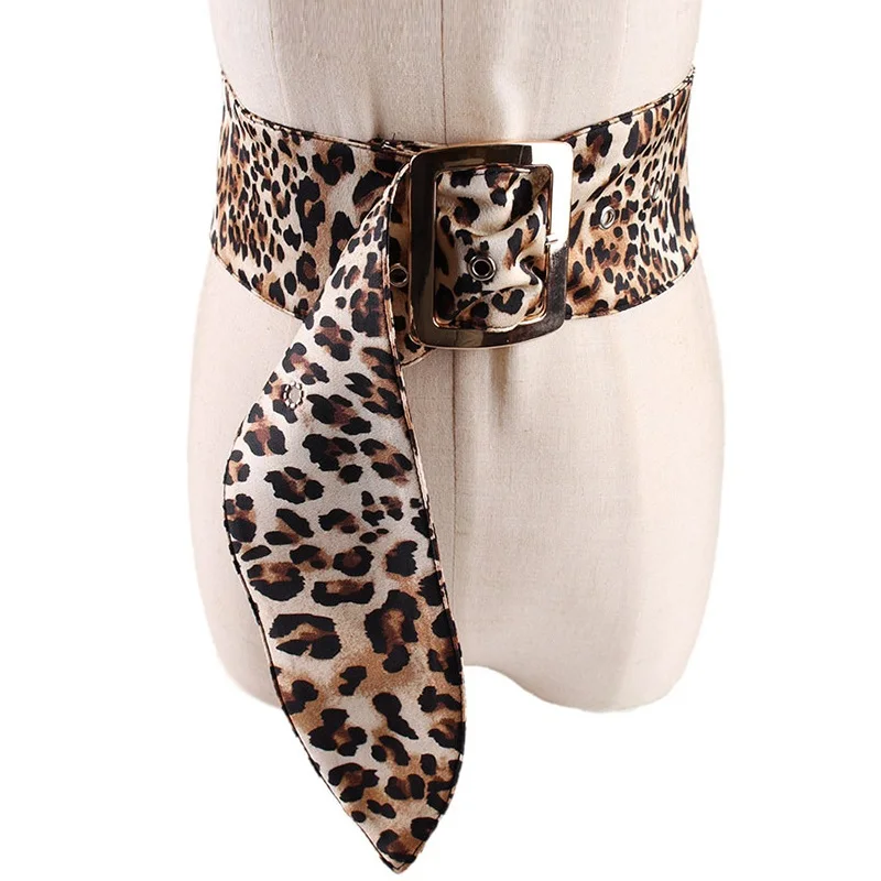 New Big Ring Buckle Cloth Fabric Belts For Women Wide High Waist Leopard Corset Belt Dress Cummerbund Blouse Ceinture Femme Riem
New Big Ring Buckle Cloth Fabric Belts For Women Wide High Waist Leopard Corset Belt Dress Cummerbund Blouse Ceinture Femme Riem