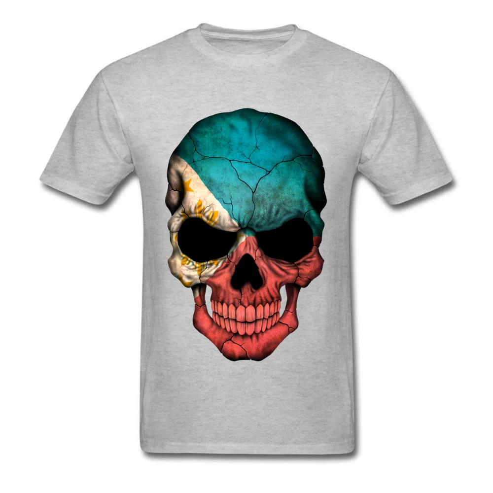 Filipino Flag Skull_grey