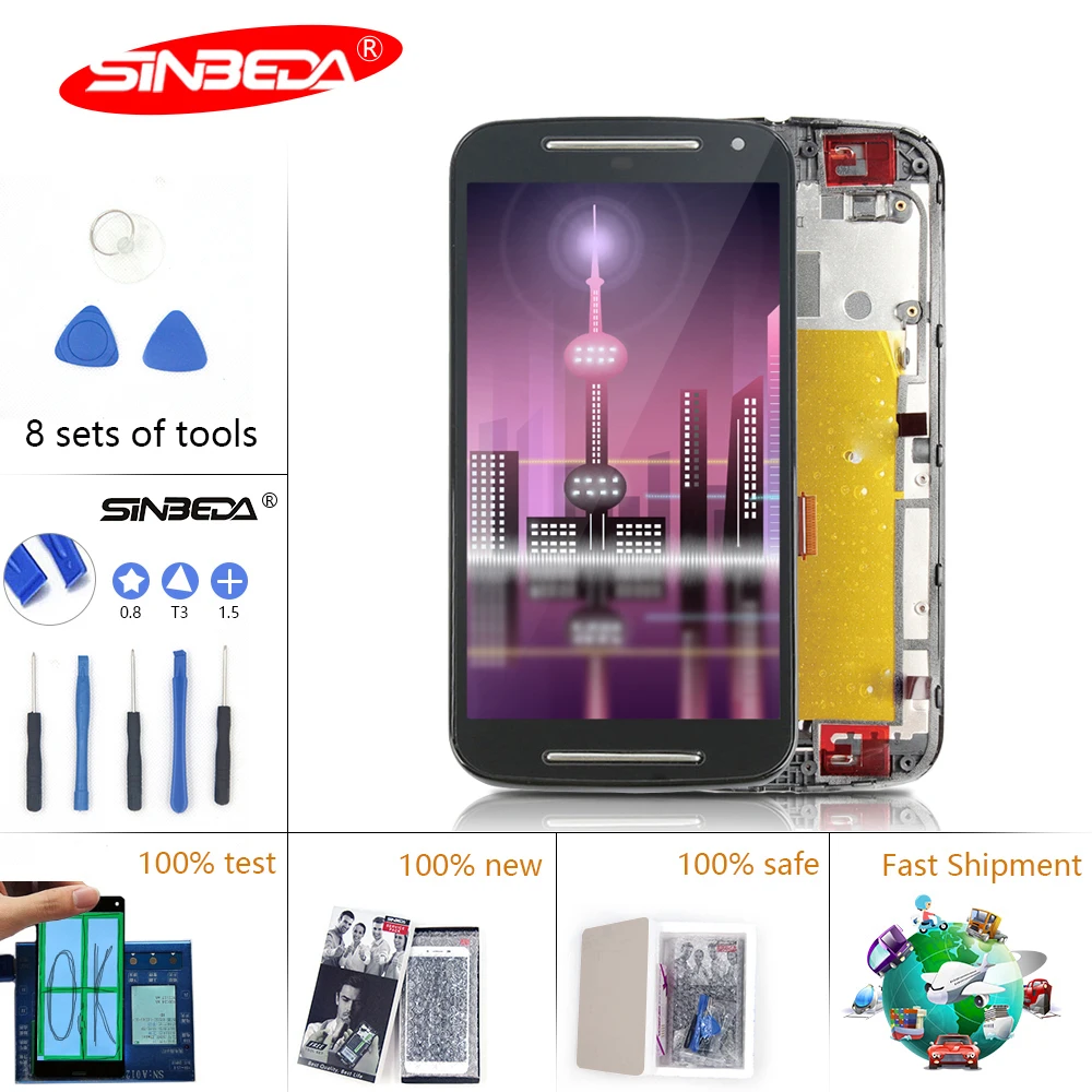 Sinbeda AAA Display For Motorola Moto G2 XT1063 XT1064 XT1068 XT1069 LCD Touch Screen Digitizer Frame Tela for Moto G2 Display $
Sinbeda AAA Display For Motorola Moto G2 XT1063 XT1064 XT1068 XT1069 LCD Touch Screen Digitizer Frame Tela for Moto G2 Display $