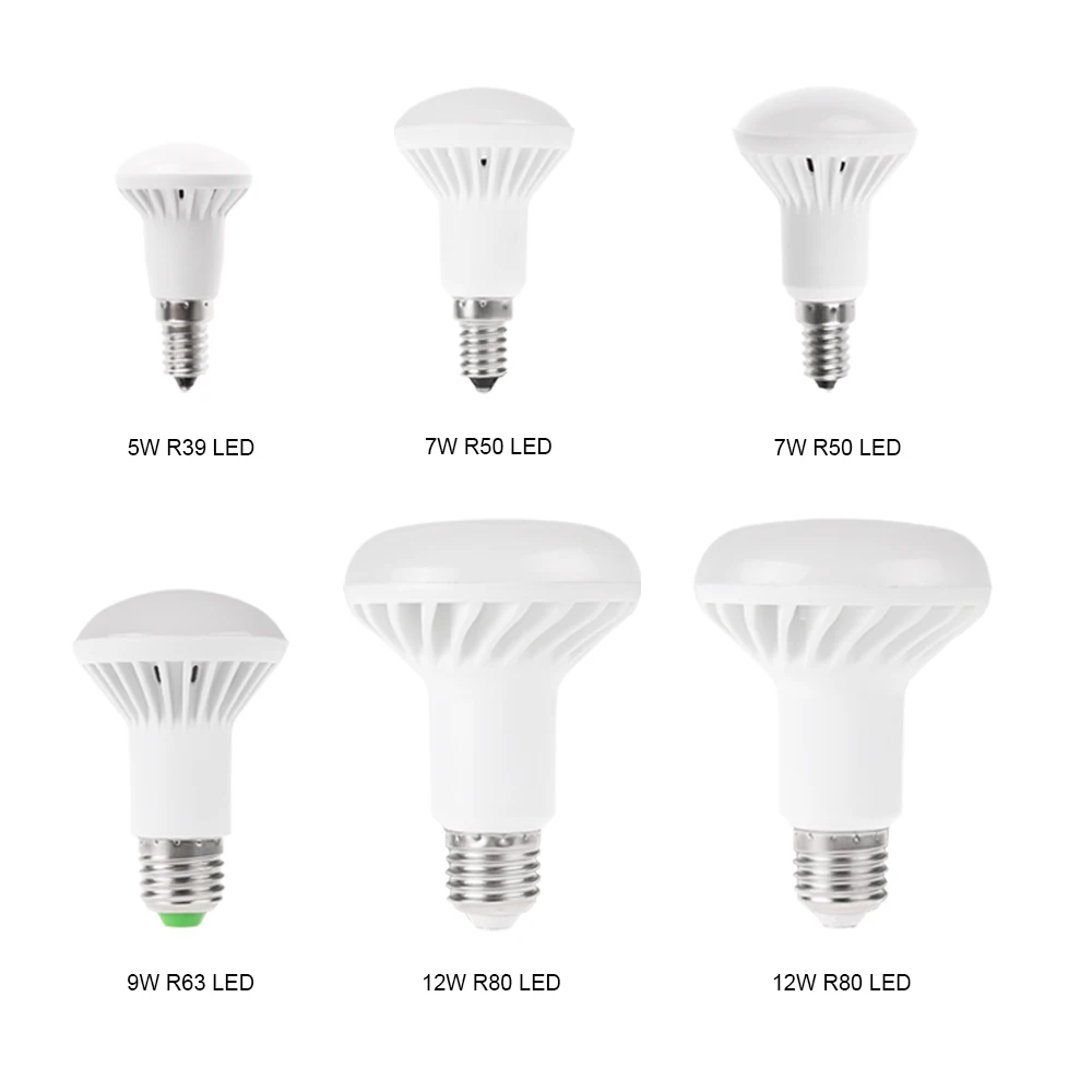 Smd 5730 E14 5W R39 / E14 7W R50 / E27 9W R63 / E27 12W R80 LED Bulb Warm / Pure White Bulb Led Bulb Ac85-265V
Smd 5730 E14 5W R39 / E14 7W R50 / E27 9W R63 / E27 12W R80 LED Bulb Warm / Pure White Bulb Led Bulb Ac85-265V
