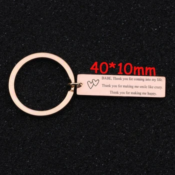 For Husband Boyfriend Gift Thank You For Coming Into My Life Thank You For Making Me Happy Keychain Valentine's Day Present
For Husband Boyfriend Gift Thank You For Coming Into My Life Thank You For Making Me Happy Keychain Valentine's Day Present