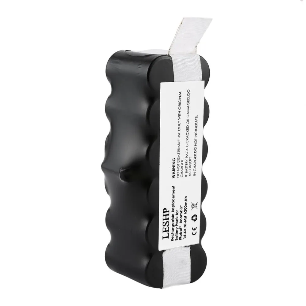 Accessories for irobot roomba 14.4V 6200mAh Battery Capacity NI-MH Battery for iRobot Roomba Vacuum Cleaner 500 600 700 800 Ser
Accessories for irobot roomba 14.4V 6200mAh Battery Capacity NI-MH Battery for iRobot Roomba Vacuum Cleaner 500 600 700 800 Ser