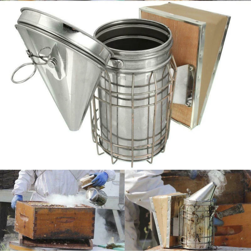 Replacement Hive Stainless Steel Beekeeping Equipment Bee Hive Smoker Removable Drive bees Practical New Hot Sale
Replacement Hive Stainless Steel Beekeeping Equipment Bee Hive Smoker Removable Drive bees Practical New Hot Sale