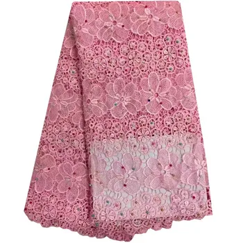 2017 African Cord Lace Fabric Beads For Wedding Party Dress African Lace Fabric Pink Color Embroidered Guipure Lace Fabric
2017 African Cord Lace Fabric Beads For Wedding Party Dress African Lace Fabric Pink Color Embroidered Guipure Lace Fabric