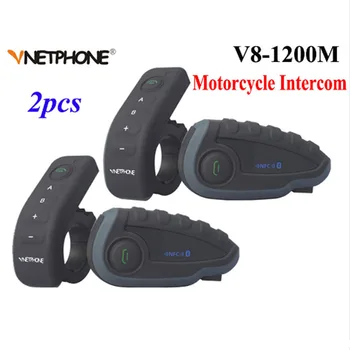2pcs Vnetphone V8 Motorcycle Helmet Intercom NFC Remote Control Bluetooth Interphone Headset 5 Rider 1200M Full duplex talking
2pcs Vnetphone V8 Motorcycle Helmet Intercom NFC Remote Control Bluetooth Interphone Headset 5 Rider 1200M Full duplex talking
