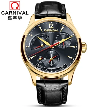 2020 luxury brand men carnival watch calendar leather watch men's automatic mechanical casual dress clock
2020 luxury brand men carnival watch calendar leather watch men's automatic mechanical casual dress clock