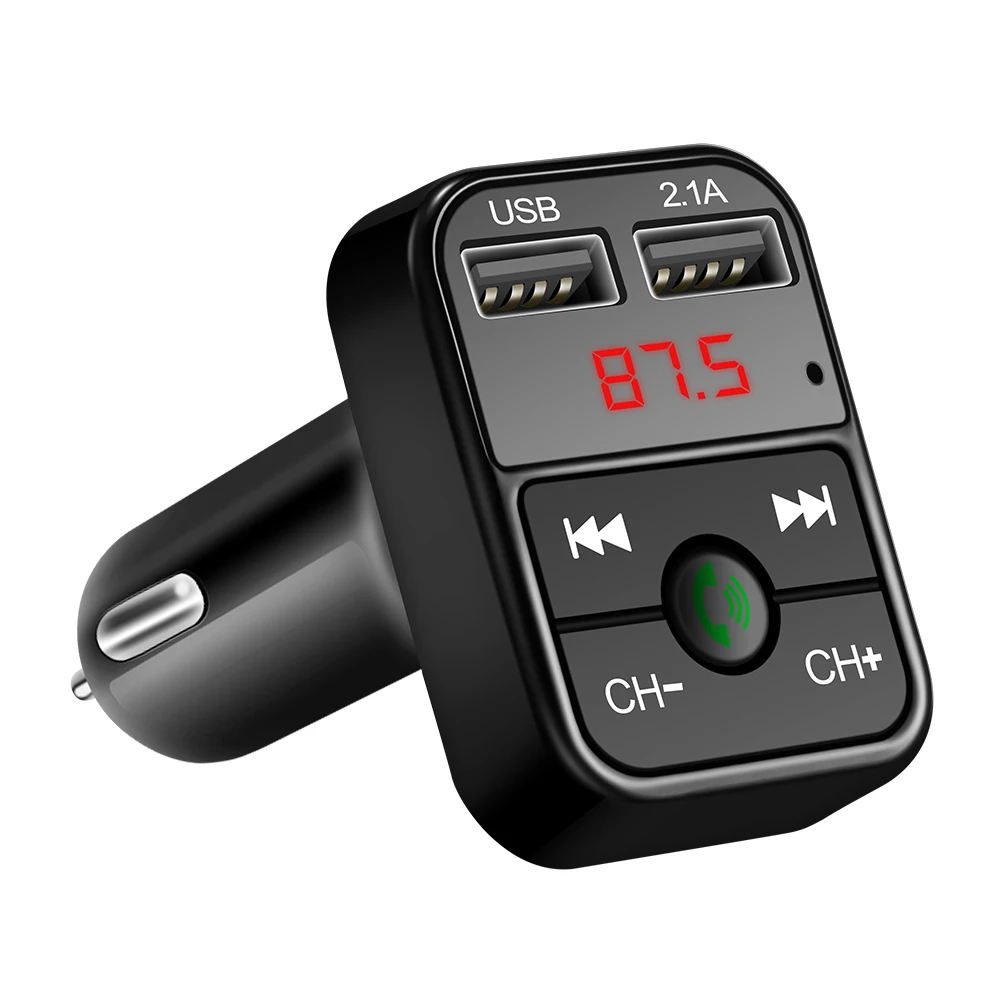 Bluetooth FM Transmitter Car MP3 Audio Music Player Dual USB Radio Modulator Car Kit HandsFree With 5V 2.1A USB Charger
Bluetooth FM Transmitter Car MP3 Audio Music Player Dual USB Radio Modulator Car Kit HandsFree With 5V 2.1A USB Charger