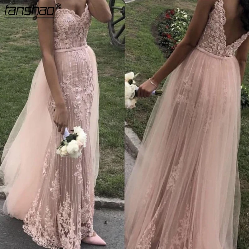 Pink Muslim Evening Dresses Spaghetti Straps Detachable Lace Illusion Dubai Saudi Arabic Evening Gown Prom Dress
Pink Muslim Evening Dresses Spaghetti Straps Detachable Lace Illusion Dubai Saudi Arabic Evening Gown Prom Dress