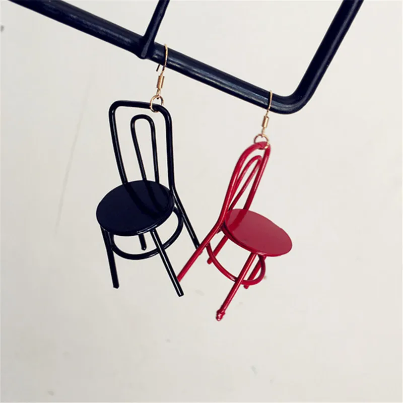 New Funny Exaggeration Mini Chair Earrings Female Creative Hand-made DIY Christmas Jewelry Prom Party Personality Accessories
New Funny Exaggeration Mini Chair Earrings Female Creative Hand-made DIY Christmas Jewelry Prom Party Personality Accessories