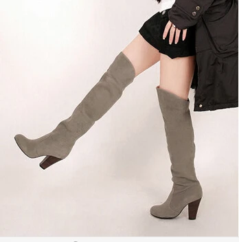 Large Size 34-43 Solid Round Toe Over The Knee Women Spring/Autumn Boots Fashion Concise Female Spring/Autumn Med Heels
Large Size 34-43 Solid Round Toe Over The Knee Women Spring/Autumn Boots Fashion Concise Female Spring/Autumn Med Heels
