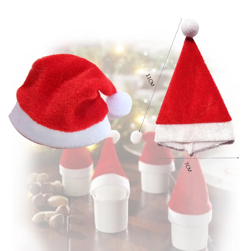 10PCS Cute Mini Cup Flannel Christmas Hat Xmas Drinkware Decorations Small Cup Mug Santa Hat for Keeping Warm in Winter
10PCS Cute Mini Cup Flannel Christmas Hat Xmas Drinkware Decorations Small Cup Mug Santa Hat for Keeping Warm in Winter
