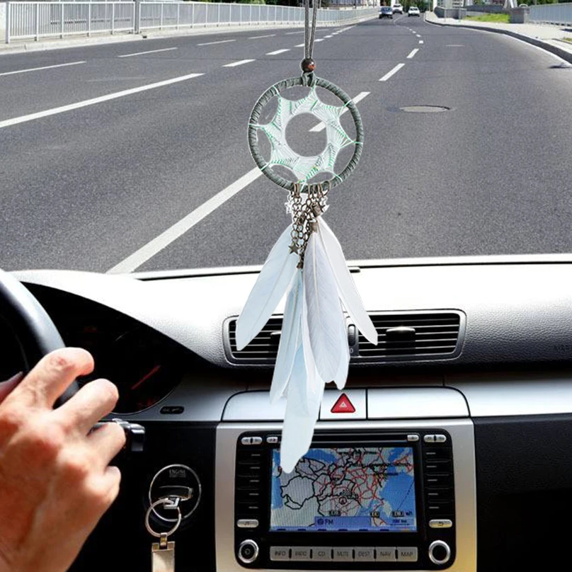 Dream Catcher Car Accessory Interior For Girls Feather Car Mirror Hanging Pendant In Auto Ethnic Home Decor Lucky Car Ornaments
Dream Catcher Car Accessory Interior For Girls Feather Car Mirror Hanging Pendant In Auto Ethnic Home Decor Lucky Car Ornaments