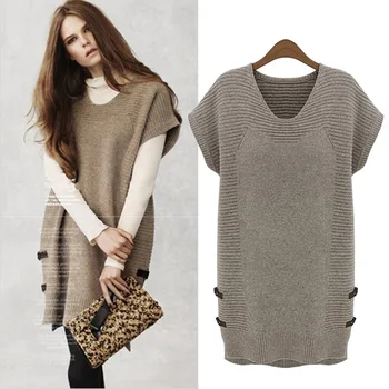 Fashion streetwear style spring autumn dress loose women long sweater short batwing sleeve pullovers plus size female sweaters
Fashion streetwear style spring autumn dress loose women long sweater short batwing sleeve pullovers plus size female sweaters