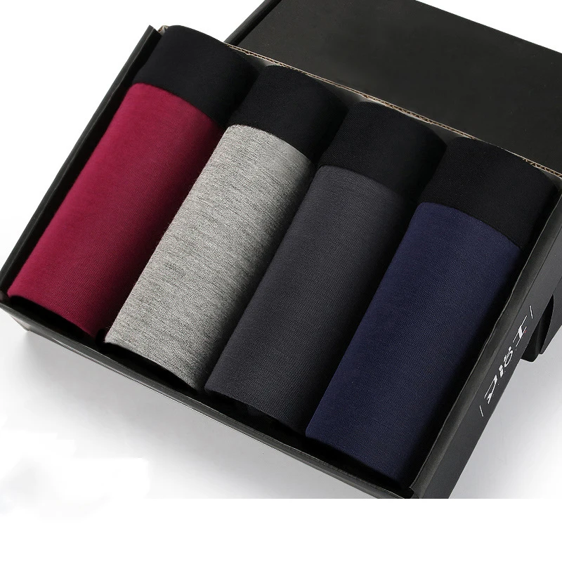 2019 New Mens Underwears Bamboo Fiber Boxers Cuecas 4Pcs/lot Underwear Men Boxer Solid Sexy Men's Shorts Male Panties Sleepwear
2019 New Mens Underwears Bamboo Fiber Boxers Cuecas 4Pcs/lot Underwear Men Boxer Solid Sexy Men's Shorts Male Panties Sleepwear