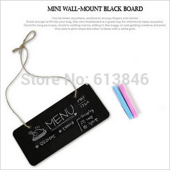 NEW Small wooden wall-mount Black board with rope/Wood Blackboard memo/Message board/Wooden
NEW Small wooden wall-mount Black board with rope/Wood Blackboard memo/Message board/Wooden
