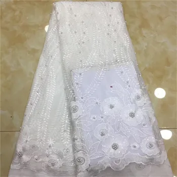white Embroidered beads pink African Mesh Tulle Lace Fabric Elegant Design Nigerian Sequins Guipure Evening Dresses Net Material
white Embroidered beads pink African Mesh Tulle Lace Fabric Elegant Design Nigerian Sequins Guipure Evening Dresses Net Material