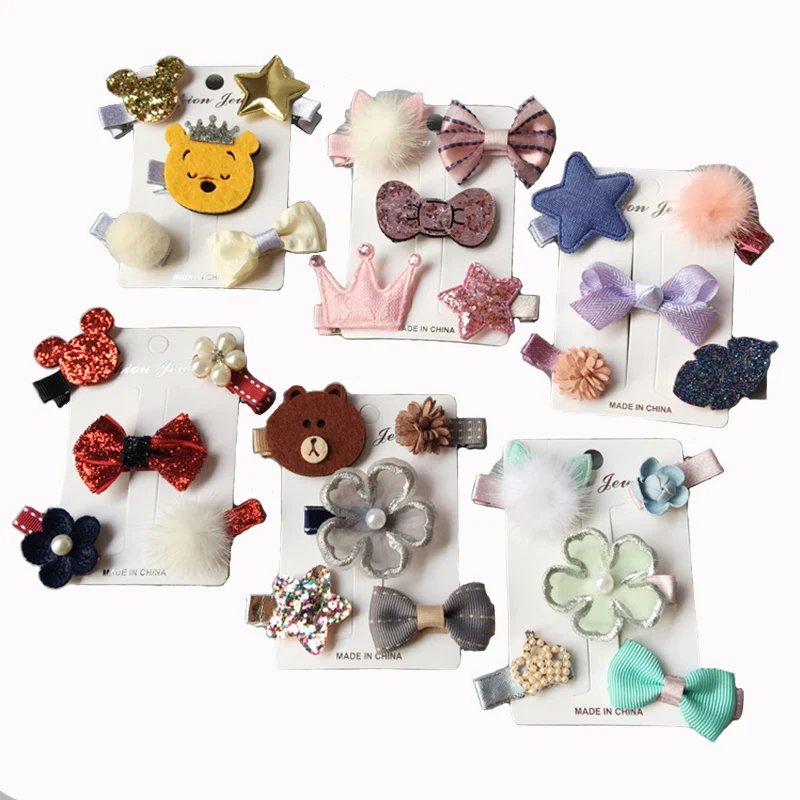 Larissa 3-5pcs flower bowknot hairpins children star cartoon hair clips kids girl handmade barrettes hair accessories headdress
Larissa 3-5pcs flower bowknot hairpins children star cartoon hair clips kids girl handmade barrettes hair accessories headdress