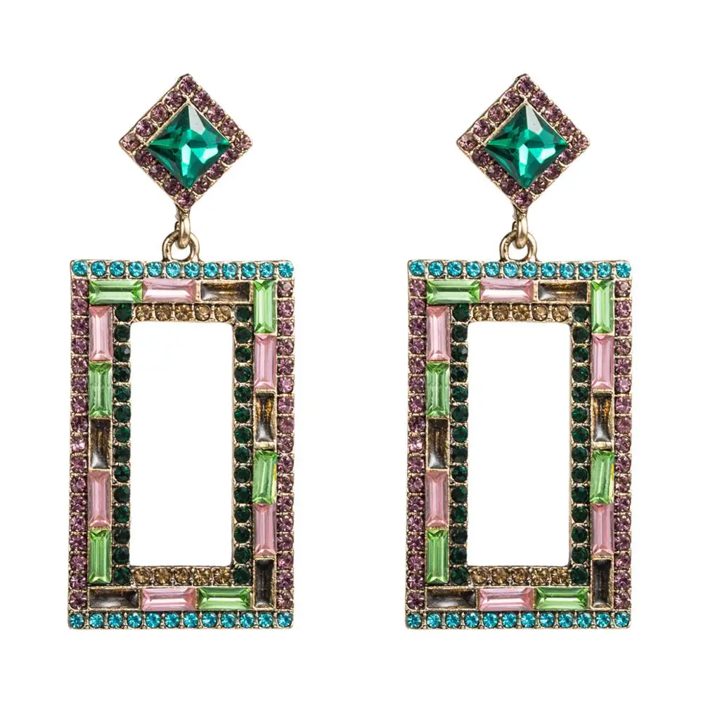 KMVEXO Fashion Large Geometric Crystal Dangle Earrings for Women Hollow Rhinestone Drop Earrings Party Wedding Hanging Jewelry
KMVEXO Fashion Large Geometric Crystal Dangle Earrings for Women Hollow Rhinestone Drop Earrings Party Wedding Hanging Jewelry
