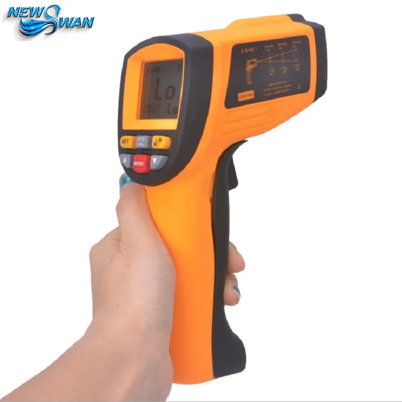 Handheld Infrared Thermometer On-line Measurement Of Industrial Thermometer Temperature Gun GM2200 200 Degrees To 2200 Degrees
Handheld Infrared Thermometer On-line Measurement Of Industrial Thermometer Temperature Gun GM2200 200 Degrees To 2200 Degrees