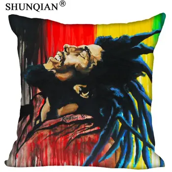 New Home pillow Cover 18x18 Inch Bob Marley Pillowcase Zippered Two Sides Print Cuatom pillow cases Housse de Coussin
New Home pillow Cover 18x18 Inch Bob Marley Pillowcase Zippered Two Sides Print Cuatom pillow cases Housse de Coussin