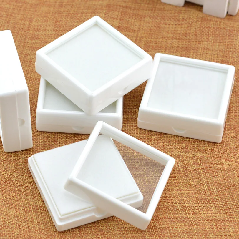 De Bijoux 12pcs Earring Studs,Pendant,Jewelry Bead, Trinket Plastic Case Box Showcase Tray,Party Gift Box 2.36x2.36"
De Bijoux 12pcs Earring Studs,Pendant,Jewelry Bead, Trinket Plastic Case Box Showcase Tray,Party Gift Box 2.36x2.36"