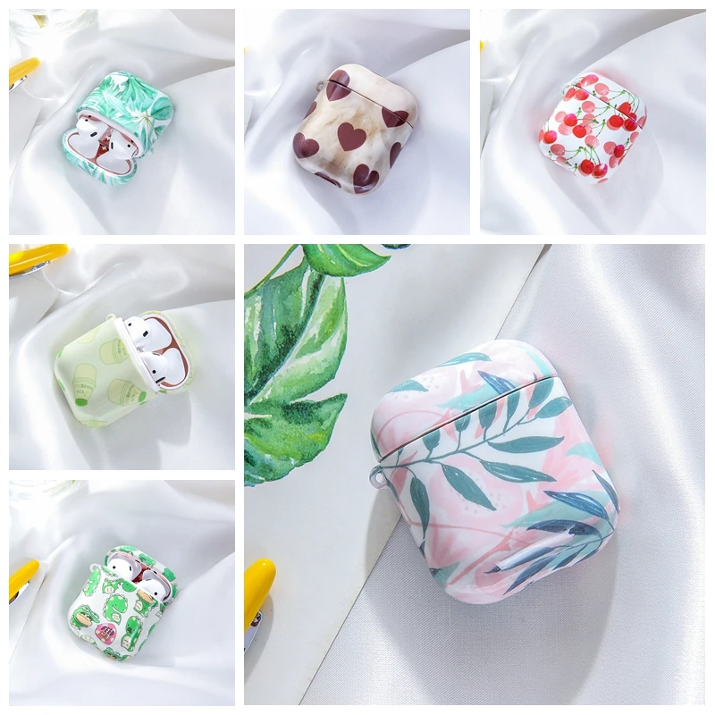 Fashion Wireless Headphone Hard Cover Cute Cartoon Plants Bluetooth Earphone Case For AirPods Charging Box Accessories Cases Bag
Fashion Wireless Headphone Hard Cover Cute Cartoon Plants Bluetooth Earphone Case For AirPods Charging Box Accessories Cases Bag