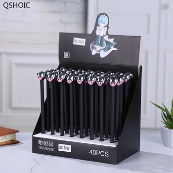 40 pcs Gel Pens Cartoon Milk Cow black colored kawaii gift gel-ink pens pens for writing Cute stationery office school supplies 
40 pcs Gel Pens Cartoon Milk Cow black colored kawaii gift gel-ink pens pens for writing Cute stationery office school supplies