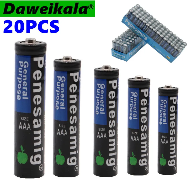 20PCS 1.5V Battery AAA Carbon Dry Batteries Safe Strong Explosion-proof 1.5 Volt AAA Battery UM4 Bateria No Mercury
20PCS 1.5V Battery AAA Carbon Dry Batteries Safe Strong Explosion-proof 1.5 Volt AAA Battery UM4 Bateria No Mercury