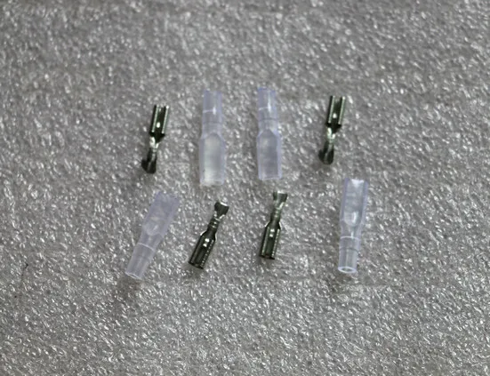 50 pcs 2.8mm Faston Crimp Terminal 110 Female Connector With Transparent Sheath Inserted Spring Self-locking Plug Insulator
50 pcs 2.8mm Faston Crimp Terminal 110 Female Connector With Transparent Sheath Inserted Spring Self-locking Plug Insulator