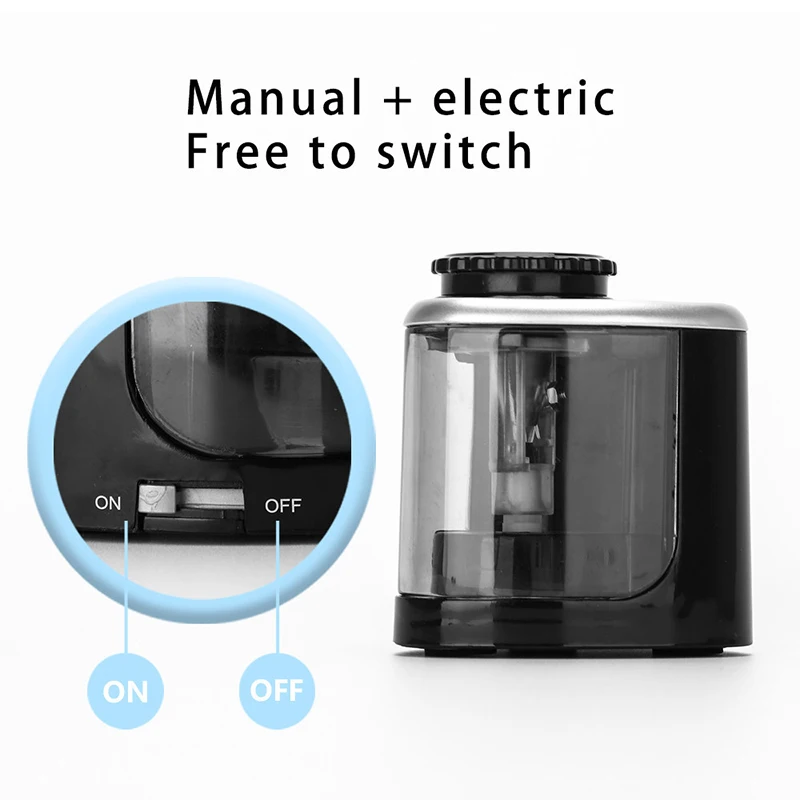 Electric Pencil Sharpeners Creative Safe Student office Designer Portable time saving Switch lock Suitable for 6-8mm pencils
Electric Pencil Sharpeners Creative Safe Student office Designer Portable time saving Switch lock Suitable for 6-8mm pencils