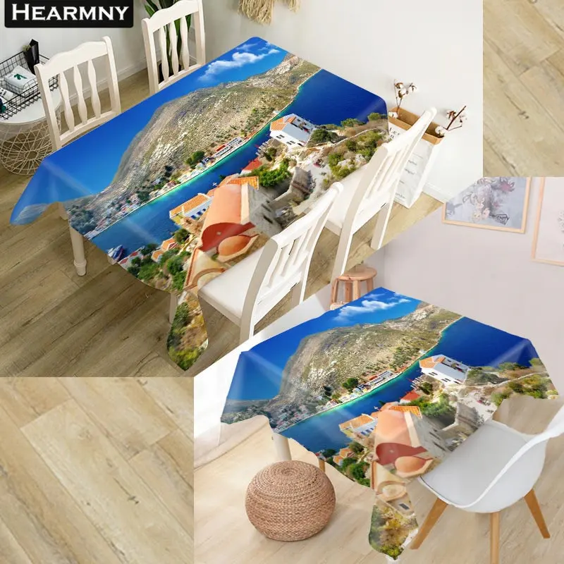 HEARMNY 3D Tablecloth Greece Oxford Cloth Dust-proof Rectangular Table Cover For Party Home Decor 100X140cm140X140cm
HEARMNY 3D Tablecloth Greece Oxford Cloth Dust-proof Rectangular Table Cover For Party Home Decor 100X140cm140X140cm