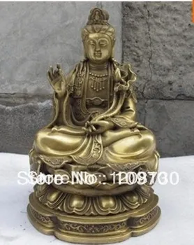 bir 00903 Chinese Buddhism Brass copper Lotus Padmapani kwan-yin Bodhisattva Buddha Statue
bir 00903 Chinese Buddhism Brass copper Lotus Padmapani kwan-yin Bodhisattva Buddha Statue