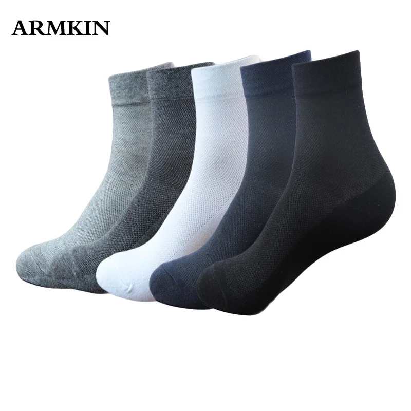 ARMKIN 5pairs/lot Casual men socks 100 cotton Mesh breathable deodorization business Crew black white socks male sport socks
ARMKIN 5pairs/lot Casual men socks 100 cotton Mesh breathable deodorization business Crew black white socks male sport socks