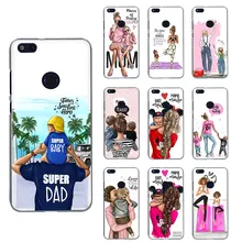 Жесткий чехол для телефона с черными каштановыми волосами для мамы и дочки, для huawei Honor 20 Play 6 7 8 A C Pro 2 GB/3 GB 7C 5.99in 7 9 10 X Lite(China)