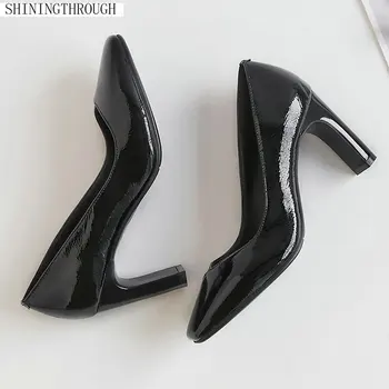 Cow Leather Pump Elegant Women Genuine Leather Shoes Fashion High Heels Shoes square Toe Handmade Pumps
Cow Leather Pump Elegant Women Genuine Leather Shoes Fashion High Heels Shoes square Toe Handmade Pumps